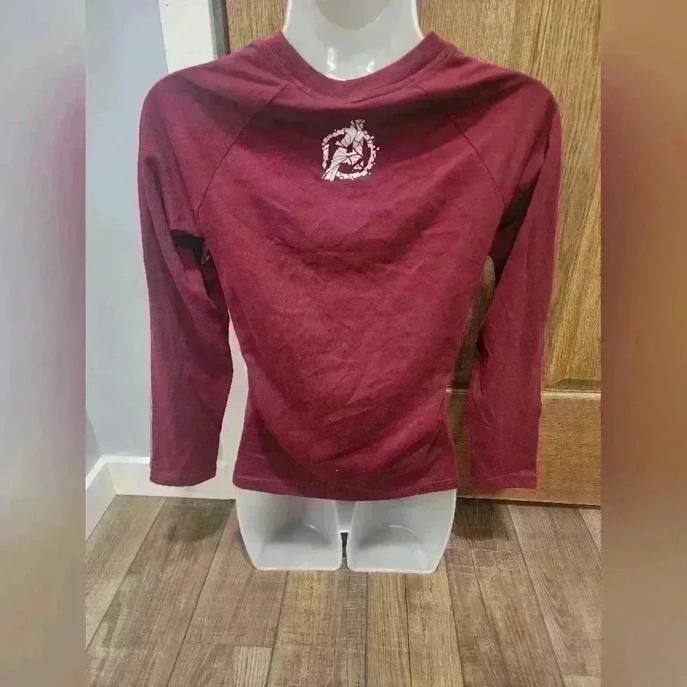 NEW Marvel Avengers: Boys Medium (10/12) Avengers Maroon Long Sleeve T-Shirt - Picture 3 of 4